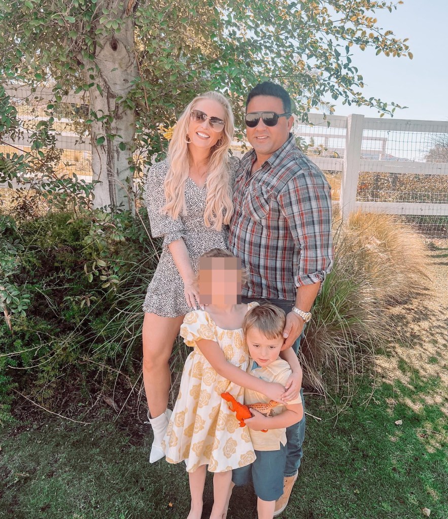 Preston, front, Tarik El Guindy, back right, and their family are shown in this undated photo.